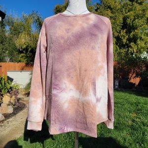 New Tie Dye Pullover Sweatshirt